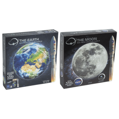 Official NASA 500 Piece Circular Puzzle - 2 Assorted