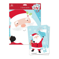 Plush Christmas PVC Santa Sacks 3 Pack