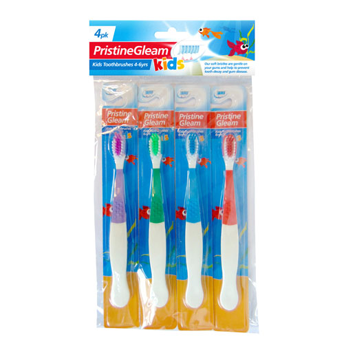 Kids Toothbrushes 4 Pack
