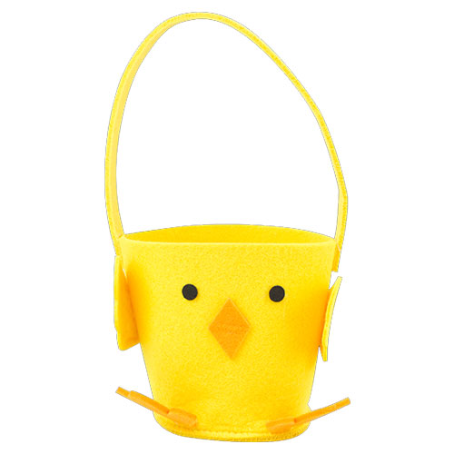 Easter Chick Design Felt Trick Bucket