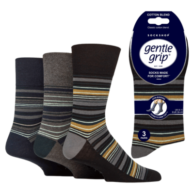 Mens Gentle Grip Socks - Carriage House