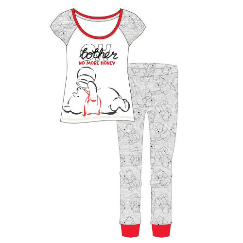 Ladies Official Winnie The Pooh Oh Bother Pyjamas