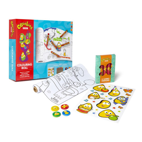 Cbeebies Colouring Roll