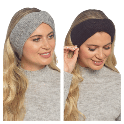Ladies Knitted Brushed Headband