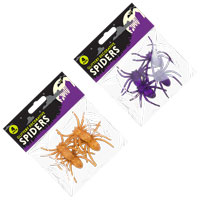 Halloween Glitter Spiders 4 Pack