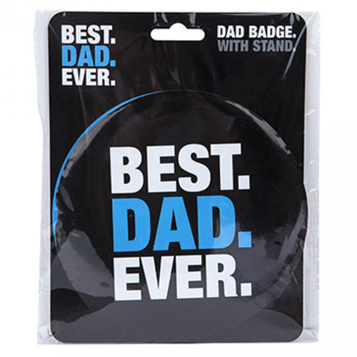 Jumbo Best Dad Ever Badge