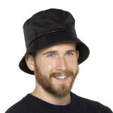 Mens Waterproof Bucket Hat Black