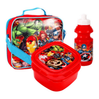 Official Avengers 3 Piece Lunch Bag Set