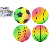 Multi Colour Rubber Sports Ball 63mm