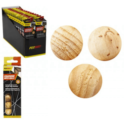 Cedar Wood Moth Balls - 12 Pack
