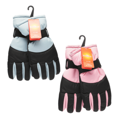 Girls Ski Gloves - Assorted