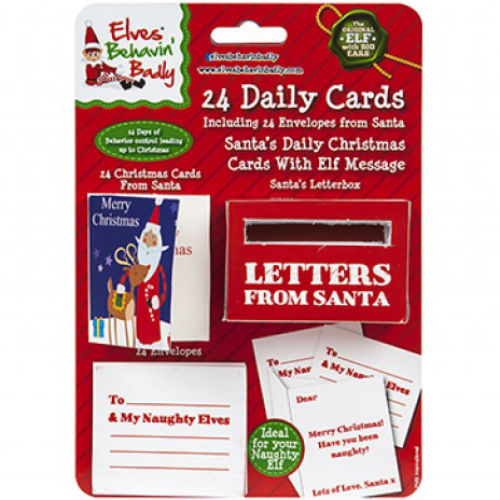 Christmas Cards From Santa With Letter Box