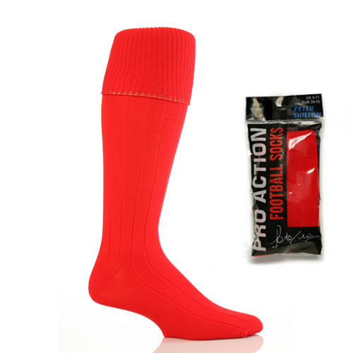 Red Football Socks size 4-6