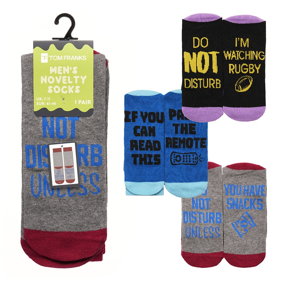 Mens Novelty Slogan Socks