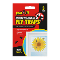 Fly Trap Window Sticker 3 Pack