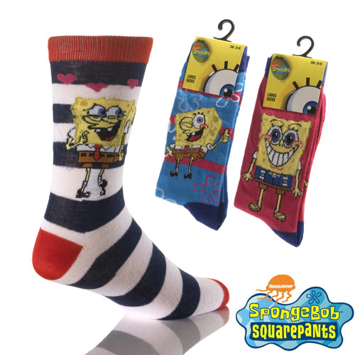 Wholesale Socks | Spongebob Socks | Ladies Socks