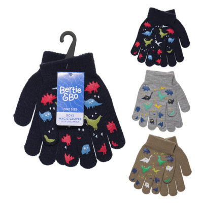 Kids Dinosaur Magic Gripper Gloves