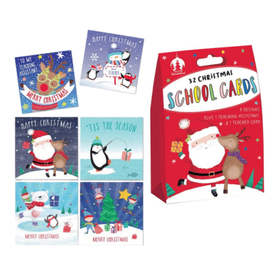 Christmas School Cards 32 Pack