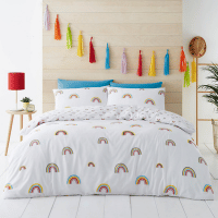 Rainbow Printed Duvet Set