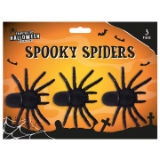 Halloween Spooky Spiders 3 Pack