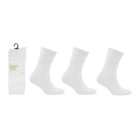 Ladies 3 Pack Casual Socks White
