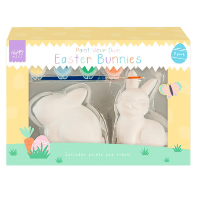 Easter Paint Your Own Bunny 2 Pack