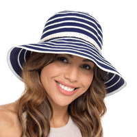 Ladies Wide Brim Hat with String
