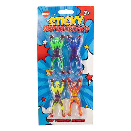 Sticky Superheroes 4 Pack