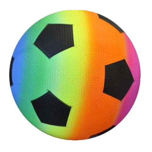 Deflated Rainbow Football 23cm