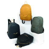 Chain Design Backpack With Snakeskin Design