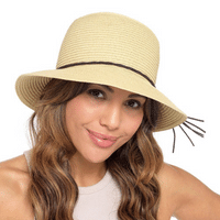 Ladies Cloche Hat with String Detail