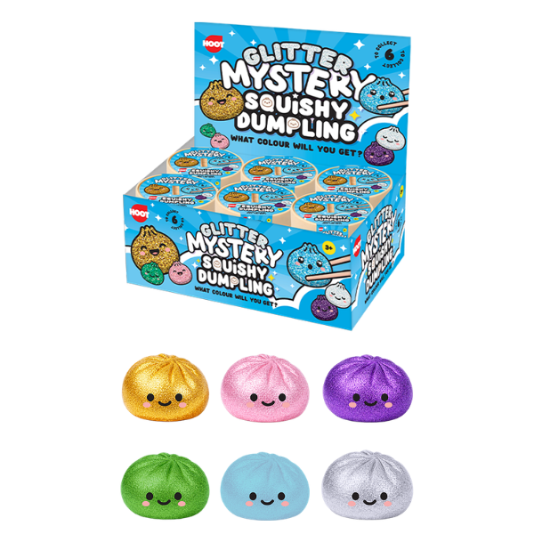 Glitter Mystery Squishy Dumplings - 8.5cm