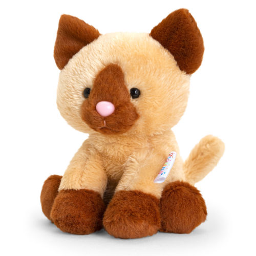 14cm Pippins Siamese Cat Soft Toy