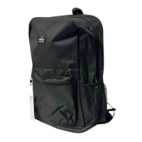 Bordlite Adventure Backpack With Zip Front Pocket - Black