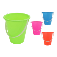 12.5cm Round Neon Colour Buckets