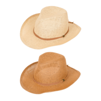 Adults Unisex Straw Cowboy Hat