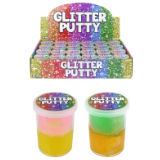 2 Layer Glitter Crystal Putty Tubs