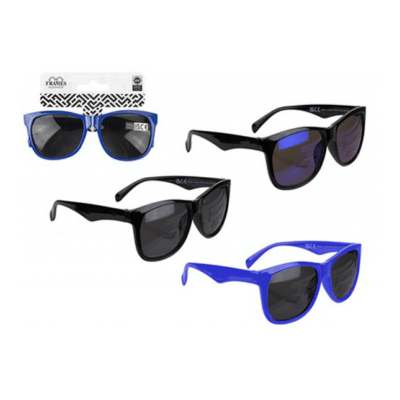 Square Plastic Frame Sunglasses On Hanging Card