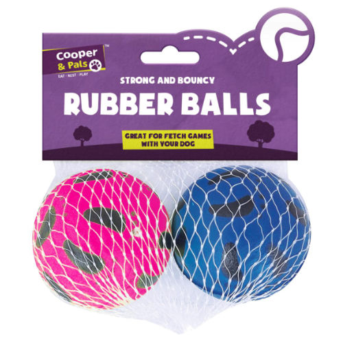Rubber Balls 2 Pack