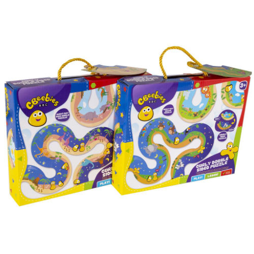 Cbeebies Curly Double Sided Day/Night Puzzle