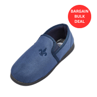 Mens Cool & Comfy Limited Edition Bernard Slippers Navy