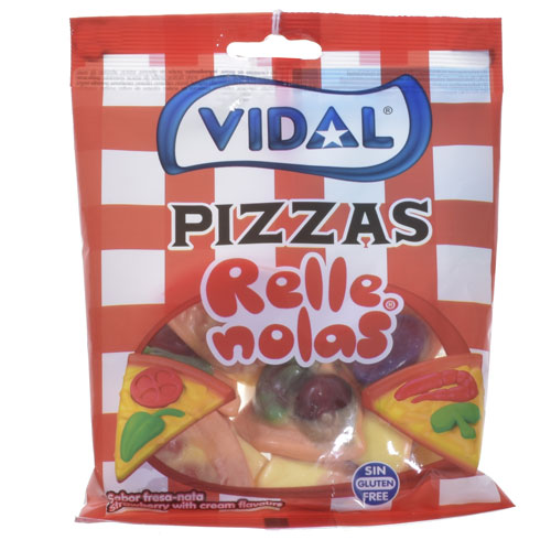 Jelly Filled Pizza Sweets 100g Bag