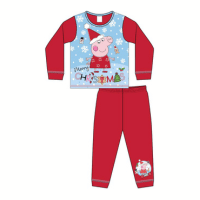 Official Peppa Pig Christmas Design Toddler Girls Pyjamas