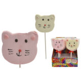 Marshmallow Cat Face Lolly Sweets