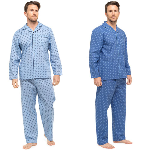 Wholesale Nightwear | Wholesale Mens Pyjamas | Mens Traditional Paisley ...