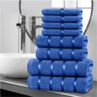 8 Piece Boston Towel Bale Set Royal Blue