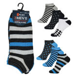 Mens 3 Pack Trainer Socks Mixed Designs