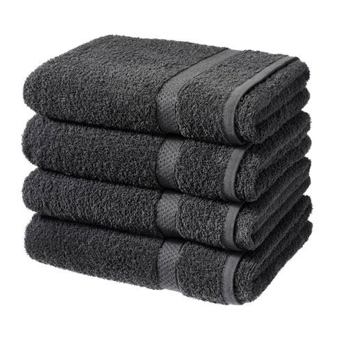 Luxury Cotton Bath Sheet Black