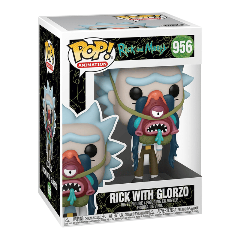 Official Funko POP! Animation: Rick Sanchez With Glorzo Vinyl Figure
