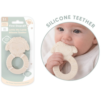 First Steps On The Farm Lamb Silicone Teether